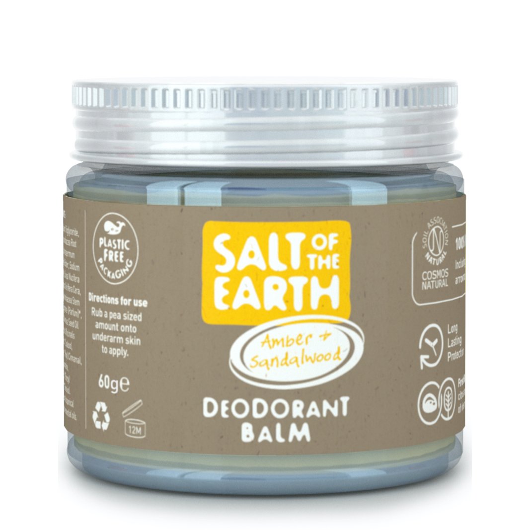 Salt of the Earth Natural Deodorant Balm - Amber & Sandalwood