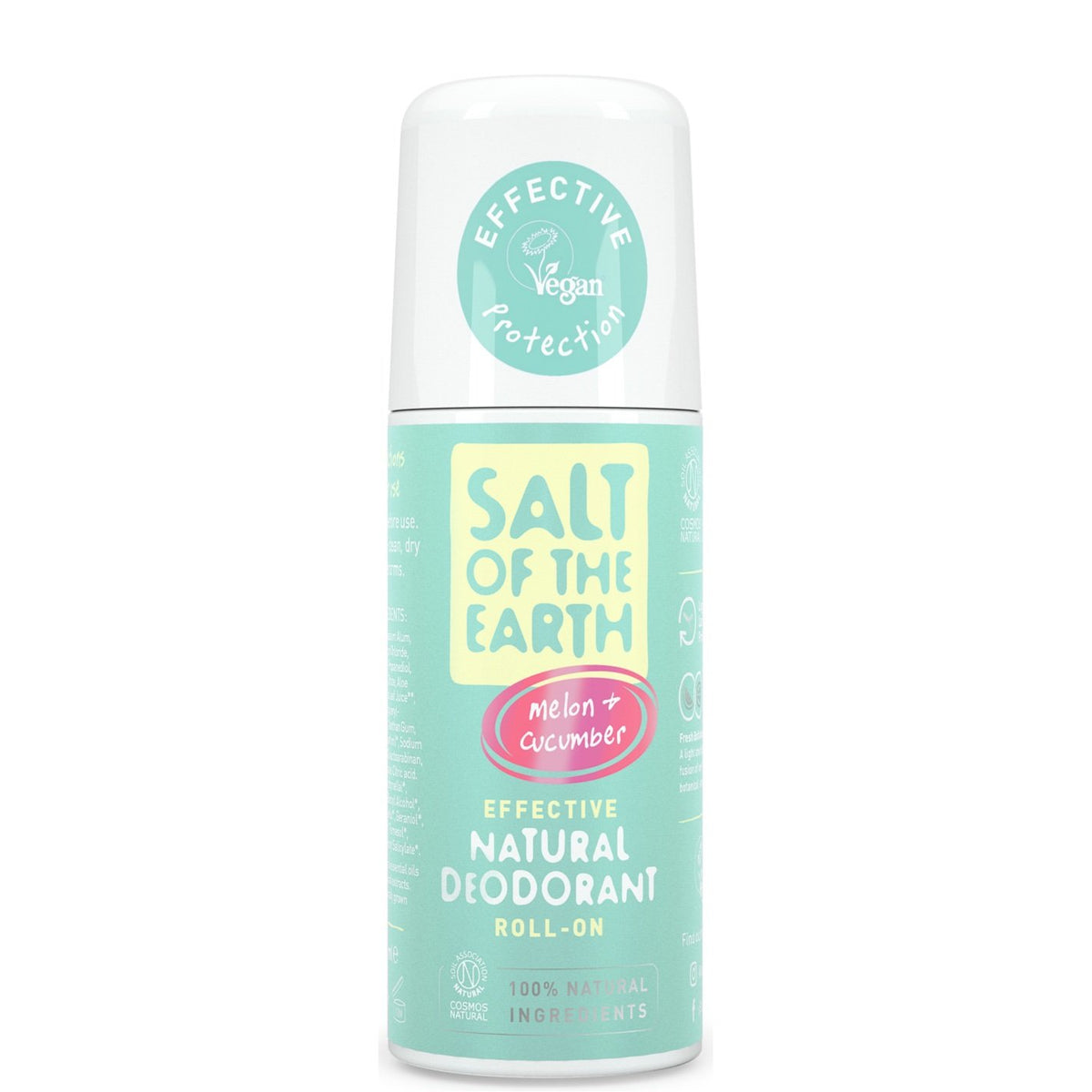 Melon &amp; Cucumber Natural Roll-On Deodorant Salt of the Earth
