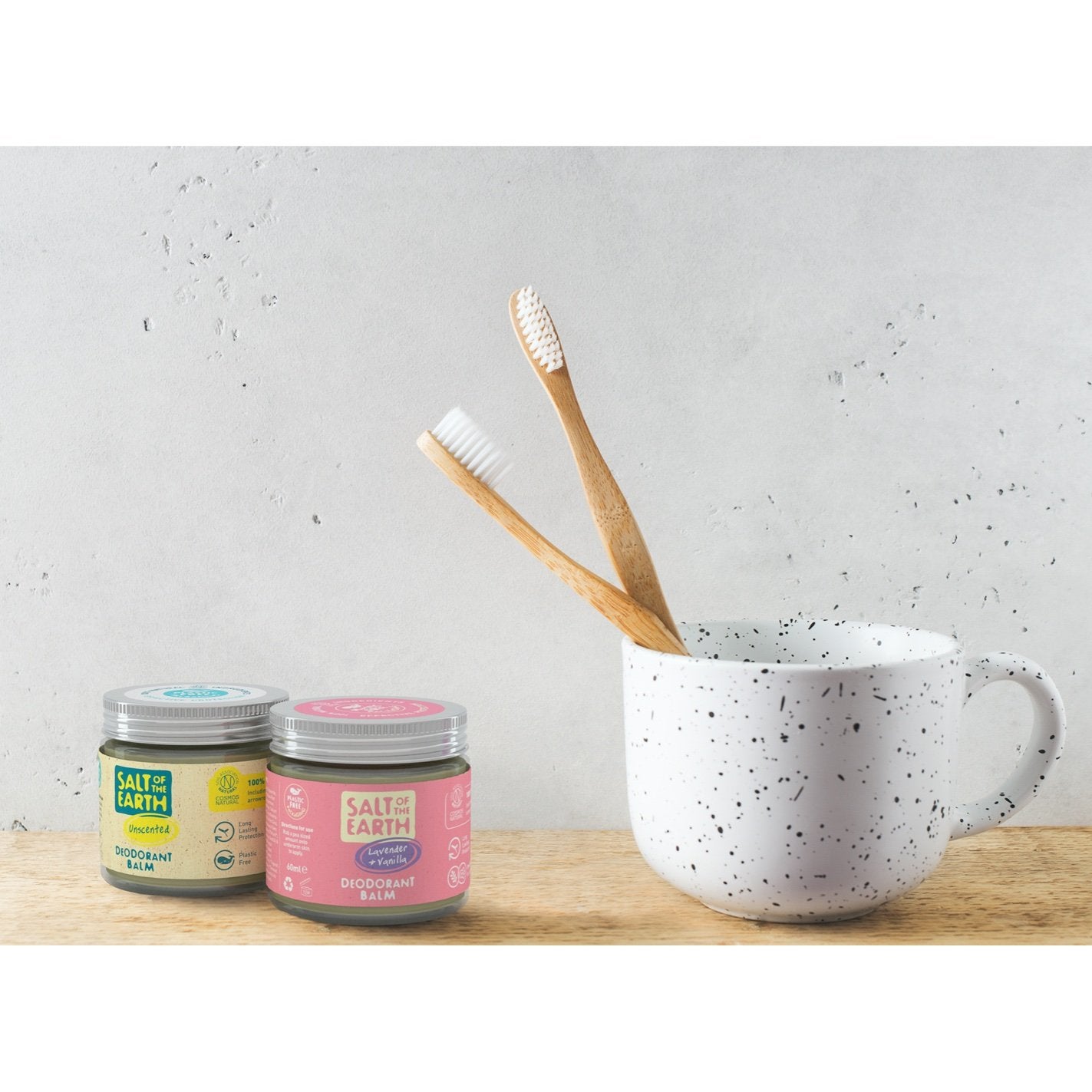 Deodorant Balm in bathroom Unscented balm & Lavender & Vanilla Balm