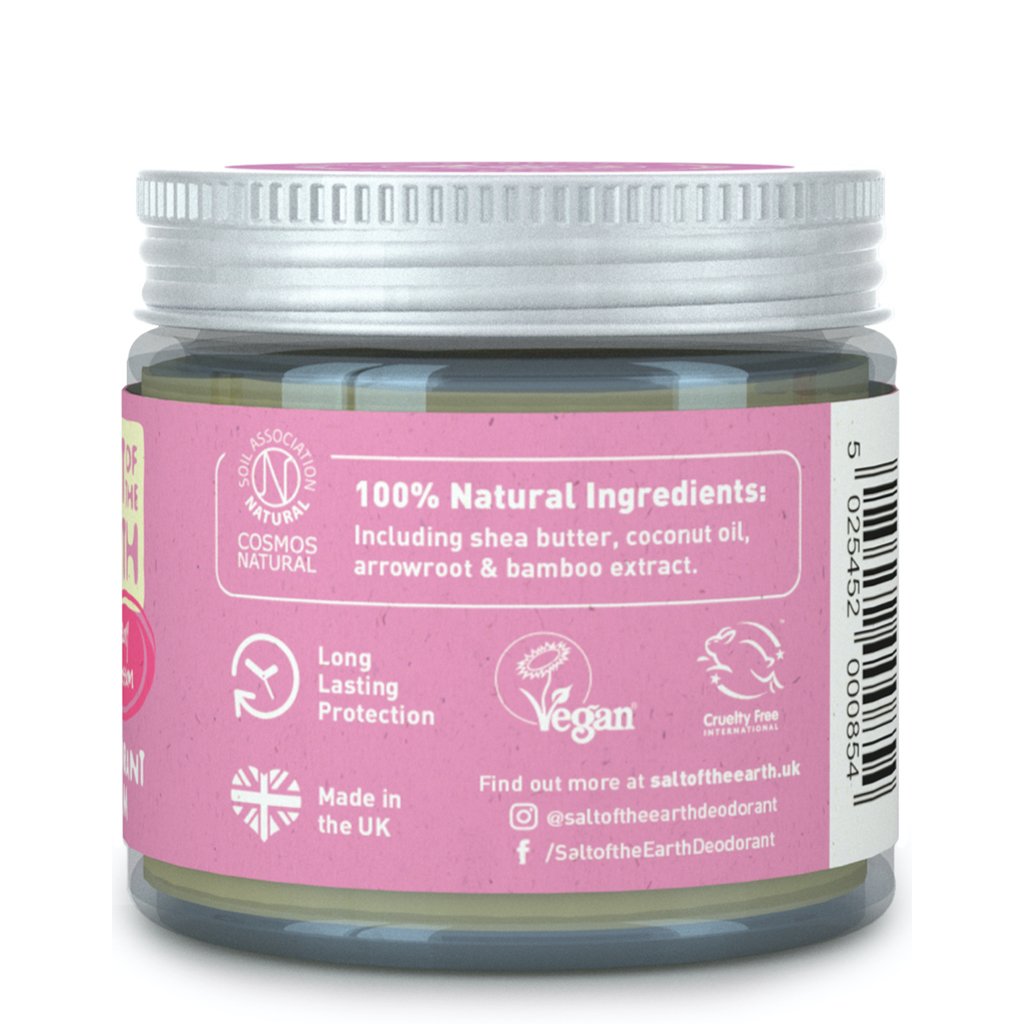 natural deodorant balm peony blossom right side of product